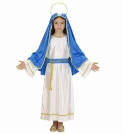 COSTUME VIERGE MARIE (Tunique + Accessoires) Tailles Enfants