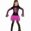 FILLE SQUELETTE BALLERINE (Costume Avec Les Gants) Tailles Enfants - Démo Vidéo