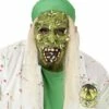 MASQUE ZOMBIE TOXIQUE (Masque Enfant + Cheveux) Demi Masque - Démo Vidéo -FêteMagique Soldes 00384 nc 00384 a