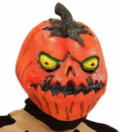MASQUE CITROUILLE ENFANT (Masque Intégral En Latex) Démo Vidéo