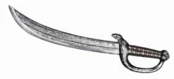ÉPÉE DE PIRATE PLASTIQUE (Longueur 53 Cm)