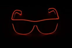 LUNETTES A LED ORANGE (Lunettes Lumineuses)