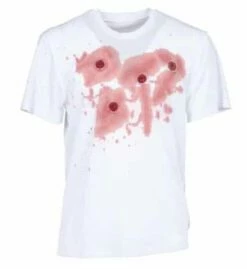 T-SHIRT IMPACTS DE BALLES (T-shirt Imprimé Faux Sang) Tailles Adultes
