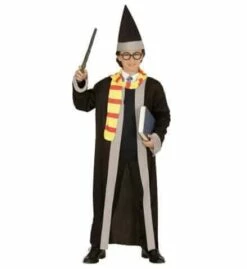 COSTUME PETIT MAGICIEN (Tunique, écharpe, Chapeau) Tailles Enfants - Démo Vidéo