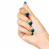 PACK 24 ONGLES ARC EN CIEL (Faux Ongles Auto Adhésifs) -FêteMagique Soldes 01510 1