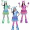 PACK DE MONSTRES FILLES (6 Costumes 3/4 Et 4/5 Ans) Assortiment 3 Coloris -FêteMagique Soldes 0159V nc 0159V a