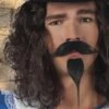 MOUSTACHE + BARBE (Moustache Mousquetaire) -FêteMagique Soldes 01804
