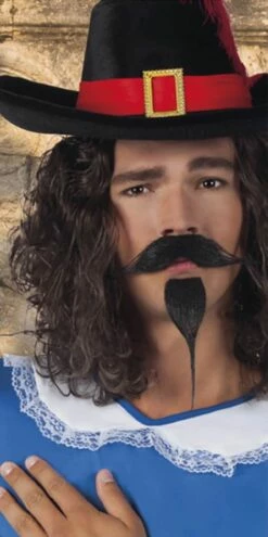 MOUSTACHE + BARBE (Moustache Mousquetaire)