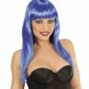 PERRUQUE VOGUE BLEUE (Perruque Néon En Sachet) -FêteMagique Soldes 01827 nc 01827 a