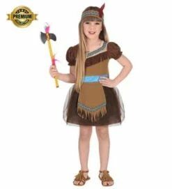 TENUE PETITE FILLE INDIENNE (Robe Tutu, Bandeau, Plume) Tailles Enfants - Démo Vidéo