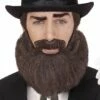 BARBE MOUSTACHE BRUNE -FêteMagique Soldes 02092 nc 02092 a