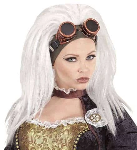 PERRUQUE STEAMPUNK (Perruque Avec Lunettes) 3 PERRUQUE STEAMPUNK (Perruque Avec Lunettes)