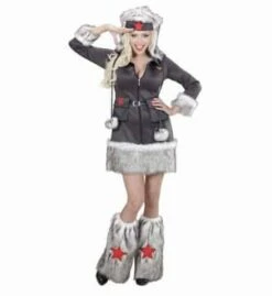 TENUE NIKITA FEMME RUSSE (Robe, Chapeau, Surbottes) Tailles Adultes - Démo Vidéo