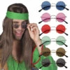 LUNETTES HIPPIE RONDES -FêteMagique Soldes 02500 1