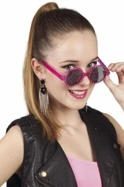 LUNETTES DE STARLETTE (Lunettes Rondes Et Roses)