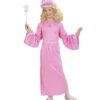 JEUNE FÉE PRINCESSE ROSE (Robe, Ceinture, Couronne) Tailles Enfants De 8 à 13 Ans -FêteMagique Soldes 0256 nc 0256 a