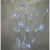 BOUQUETS DÉCO LUMINEUX (3 Tiges Lumières Blanches) -FêteMagique Soldes 02572