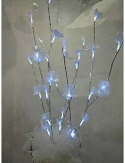 BOUQUETS DÉCO LUMINEUX (3 Tiges Lumières Blanches)