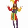 COSTUME JOKER POUR FILLE (Robe, Ceinture, Chapeau) Tailles Enfants De 5 à 13 Ans