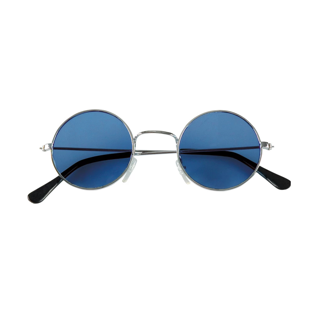 LUNETTES - ANNÉES 70 (Lunettes Rondes - Bleu) Thème Hippie 3 LUNETTES - ANNÉES 70 (Lunettes Rondes - Bleu) Thème Hippie