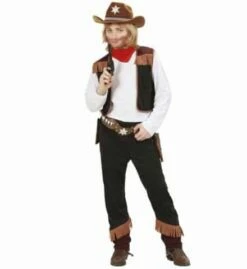 COSTUME JEUNE COWBOY (Costume Avec Bandana) Tailles Enfants