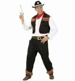 DÉGUISEMENT DE COW BOY (Chemise, Veste, Pantalon) Bandana - Tailles Adultes