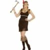 DÉGUISEMENT D'INDIENNE (Robe Et Bandeau à Plume) Tailles Adultes - Démo Vidéo -FêteMagique Soldes 0284 nc 0284 a
