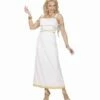 ROBE DÉESSE GRECQUE (Robe, Couronne De Lauriers) Tailles Adultes - Démo Vidéo -FêteMagique Soldes 029A nc 029A a