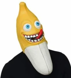 MASQUE TÊTE DE BANANE (Masque Intégral En Latex)