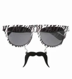 LUNETTES ZÈBRE MACHO (Lunettes Avec Moustaches)