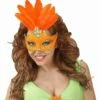 LOUP BRÉSILIEN ORANGE (Masque Et Plumes Néon)