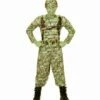 SOLDAT CAMOUFLAGE (Costume Musclé Et Casque) Tailles Enfants - Démo Vidéo 1 SOLDAT CAMOUFLAGE (Costume Musclé Et Casque) Tailles Enfants - Démo Vidéo -FêteMagique Soldes 0390 nc 0390 a