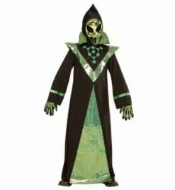 COSTUME ALIEN ENFANT (Tunique, Masque à Capuche) Tailles Enfants - Démo Vidéo