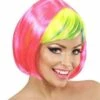 PERRUQUE CLUBBING (Couleurs Néons Et Fluo) Perruque En Boite -FêteMagique Soldes 04401 nc 04401 a