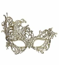 LOUP ANTIQUE DENTELLE (Masque Baroque Doré)