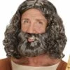 PERRUQUE ROI MAGE (Perruque Avec Barbe) Perruque En Boite -FêteMagique Soldes 04947 nc 04947 a