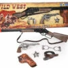 COFFRET WESTERN SHERIF (Gonher 8 Coups - Métal) -FêteMagique Soldes 0498 0 cmp