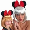 OREILLES DE SOURIS (Serre Tête + Noeud Rouge) -FêteMagique Soldes 05163