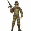 SOLDAT SUPER MUSCLÉ (Costume Musclé + Bandeau) Tailles Enfants - Démo Vidéo -FêteMagique Soldes 051B nc 051B a