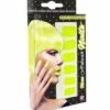 SET FAUX ONGLES JAUNES (Ongles Néon Auto Adhésifs) Pack De 12 Faux Ongles -FêteMagique Soldes 05346 nc 05346 z