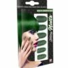 SET FAUX ONGLES VERTS (Auto Adhésifs + Paillettes) Pack De 12 Faux Ongles -FêteMagique Soldes 05353 nc 05353 z