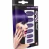 SET FAUX ONGLES VIOLETS (Auto Adhésifs + Paillettes) Pack De 12 Faux Ongles -FêteMagique Soldes 05354 nc 05354 z