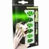 ONGLES CHAUVE SOURIS (Ongles Néon Auto Adhésifs) Pack De 12 Faux Ongles -FêteMagique Soldes 05368 nc 05368 z