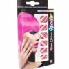 FAUX ONGLES A RAYURES (Ongles Néon Auto Adhésifs) Pack De 12 Faux Ongles -FêteMagique Soldes 05375 nc 05375 z