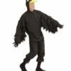 DÉGUISEMENT DE CORBEAU (Avec Capuche Et Masque) Tailles Adultes - Démo Vidéo -FêteMagique Soldes 0564 nc 0564 a