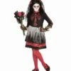 FIANCÉE JOUR DES MORTS (Robe Avec Voile Fleuri) Tailles Enfants - Démo Vidéo -FêteMagique Soldes 058A nc 058A a