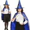 DÉGUISEMENT DE MAGICIEN (Cape étoilée Et Chapeau) Taille Enfant - Démo Vidéo -FêteMagique Soldes 05932 nc 05932 a