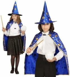 DÉGUISEMENT DE MAGICIEN (Cape étoilée Et Chapeau) Taille Enfant - Démo Vidéo