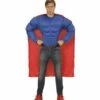 SUPER HÉROS MUSCLÉ (Chemise Muscles + Cape) Tailles Adultes - Démo Vidéo -FêteMagique Soldes 062A nc 062A a