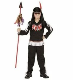 COSTUME GARÇON APACHE (Tunique, Pantalon, Bandeau) Tailles Enfants - Démo Vidéo